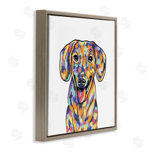 Stupell Industries Masey St. Studios | Modern Bold Dog Portrait Wall Art