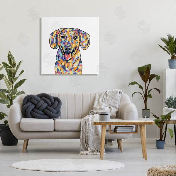 Stupell Industries Masey St. Studios | Modern Dog Portrait Wall Art