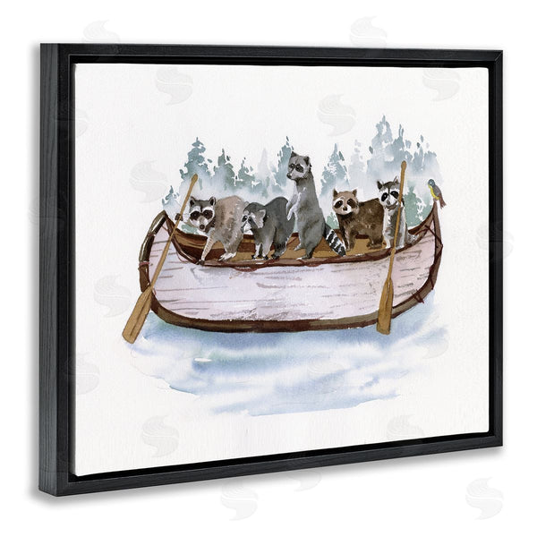 Stupell Industries Masey St. Studios | Raccoons On Rowboat