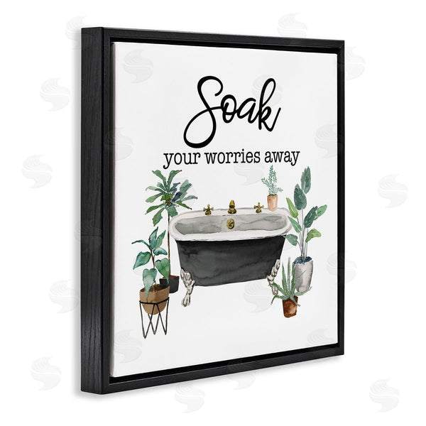 Stupell Industries Masey St. Studios | Soak Worries Away Plants