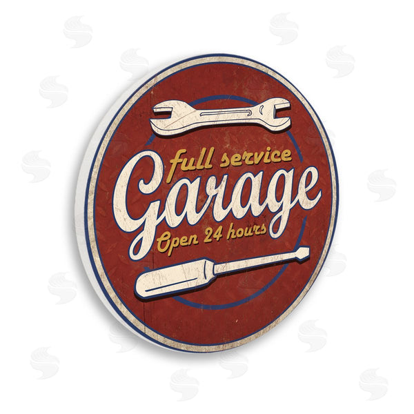 stupell industries Masey St. Studios | Vintage Full Service Garage Workshop Tools Sign Wall Art