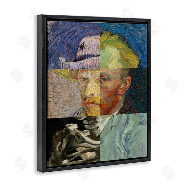 Stupell Industries Masters Redux | Collaged Van Gogh Portraits Wall Art