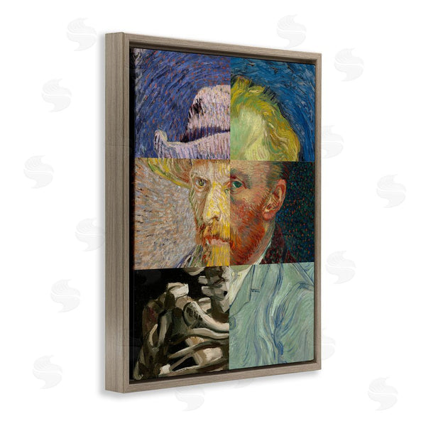 Stupell Industries Masters Redux | Collaged Van Gogh Portraits Wall Art