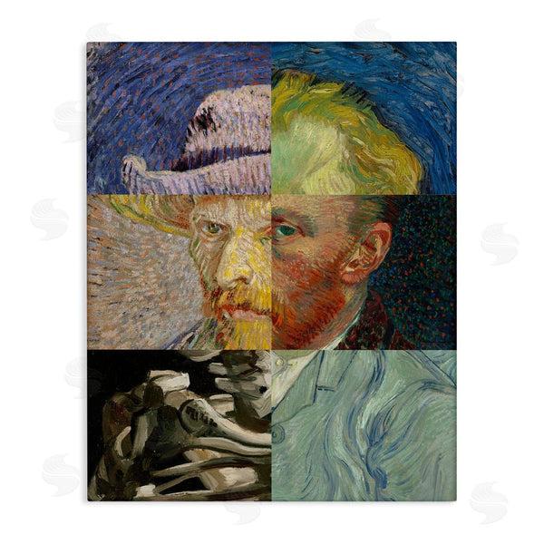 stupell industries Masters Redux | Collaged Van Gogh Portraits Wall Art