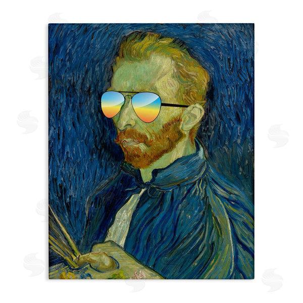 stupell industries Masters Redux | Funny Van Gogh Sunglasses Wall Art