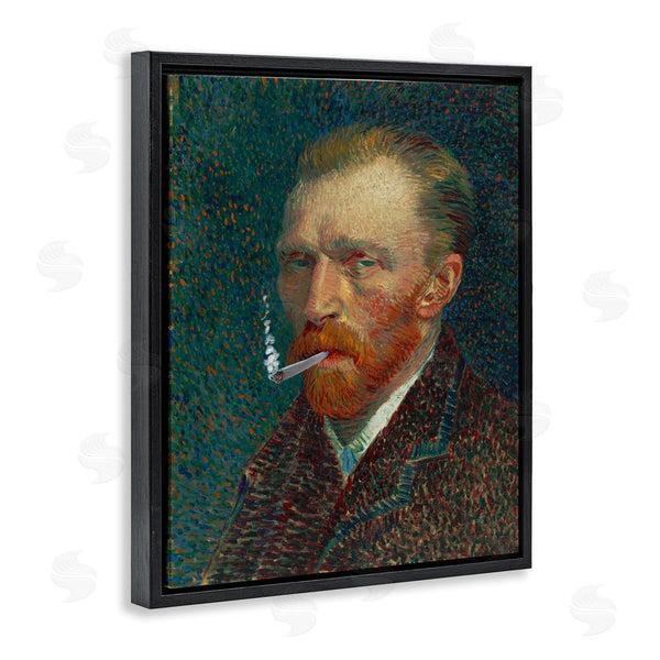 Stupell Industries Masters Redux | Van Gogh Portrait With Smoke Wall Art