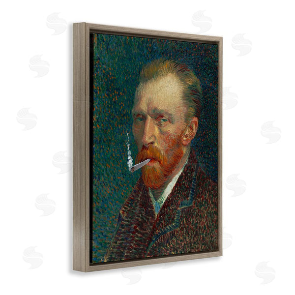 Stupell Industries Masters Redux | Van Gogh Portrait With Smoke Wall Art