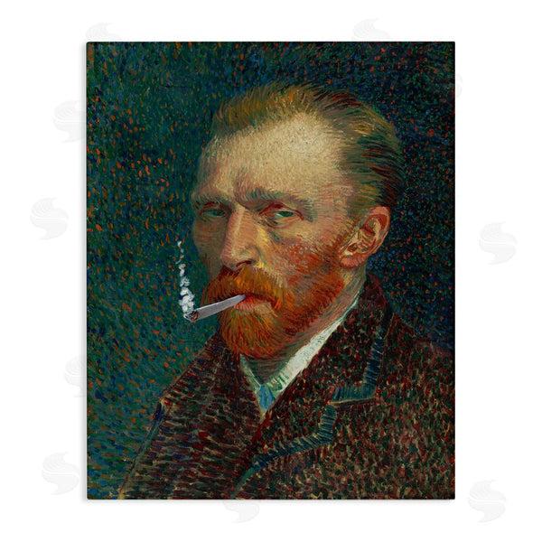 stupell industries Masters Redux | Van Gogh Portrait with Smoke Wall Art