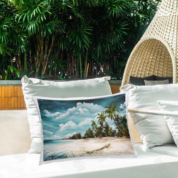 Stupell Industries Mataya | Rolling Clouds Tropical Scene