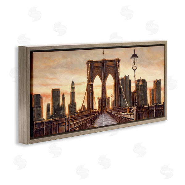 Stupell Industries Matthew Daniels | City Bridge View Wall Art