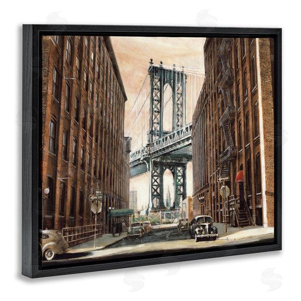 Stupell Industries Matthew Daniels | Cityscape With Bridge View