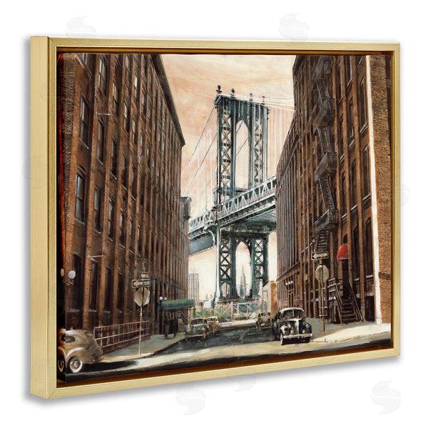 Stupell Industries Matthew Daniels | Cityscape With Bridge View