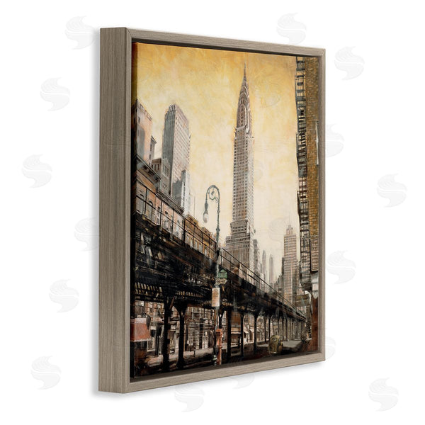 Stupell Industries Matthew Daniels | Looming City Towers Wall Art