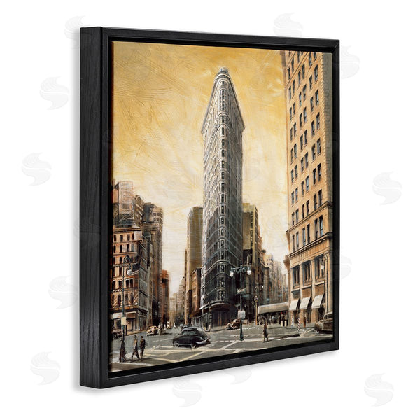 Stupell Industries Matthew Daniels | People Strolling City Wall Art
