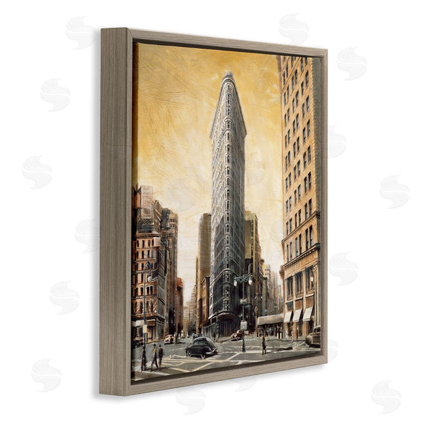 Stupell Industries Matthew Daniels | People Strolling City Wall Art