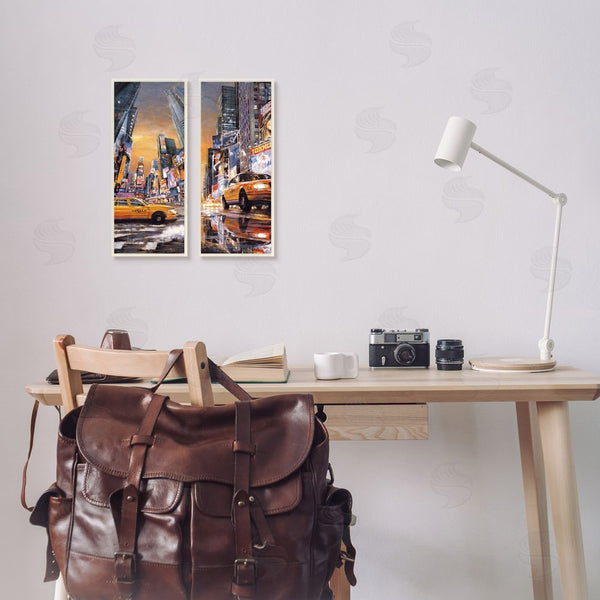 Stupell Industries Matthew Daniels | Time Square New York City Taxi Wall Art