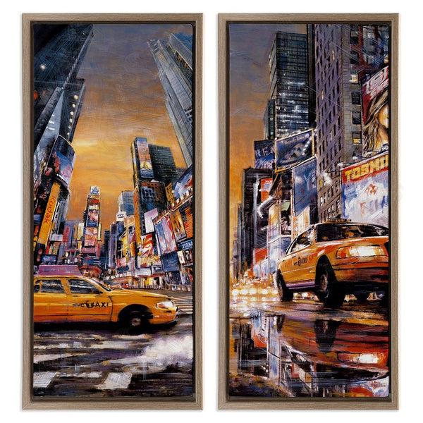 Stupell Industries Matthew Daniels | Time Square New York City Taxi Wall Art
