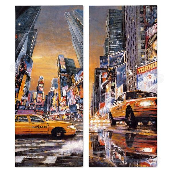 stupell industries Matthew Daniels | Time Square New York City Taxi Wall Art