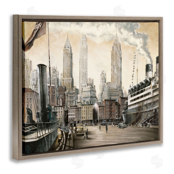 Stupell Industries Matthew Daniels | Urban Boat Harbour