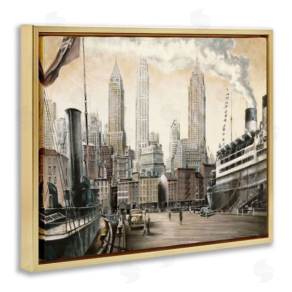 Stupell Industries Matthew Daniels | Urban Boat Harbour