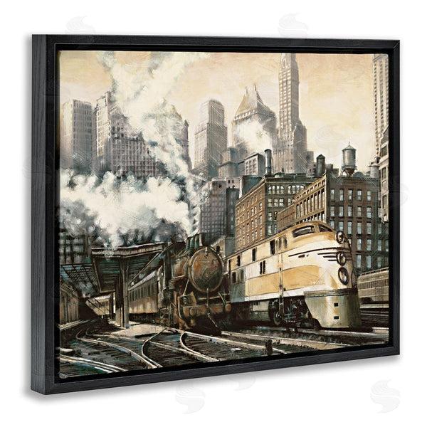 Stupell Industries Matthew Daniels | Urban Steam Train