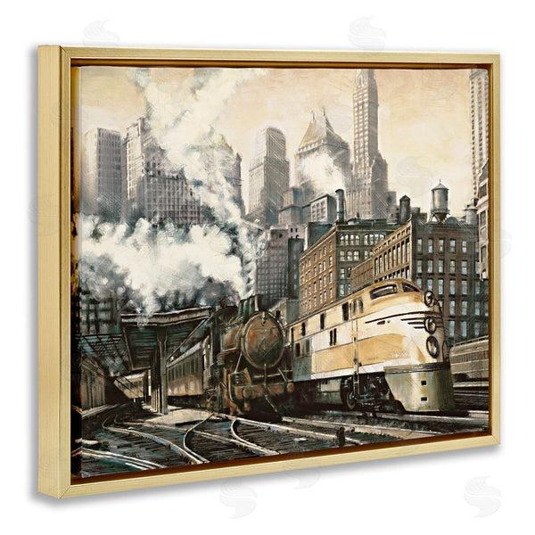 Stupell Industries Matthew Daniels | Urban Steam Train