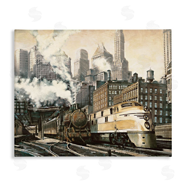 stupell industries Matthew Daniels | Urban Steam Train