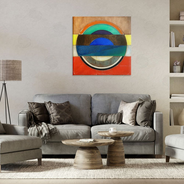 Stupell Industries Matthew Finger | Bisected Circle Structure