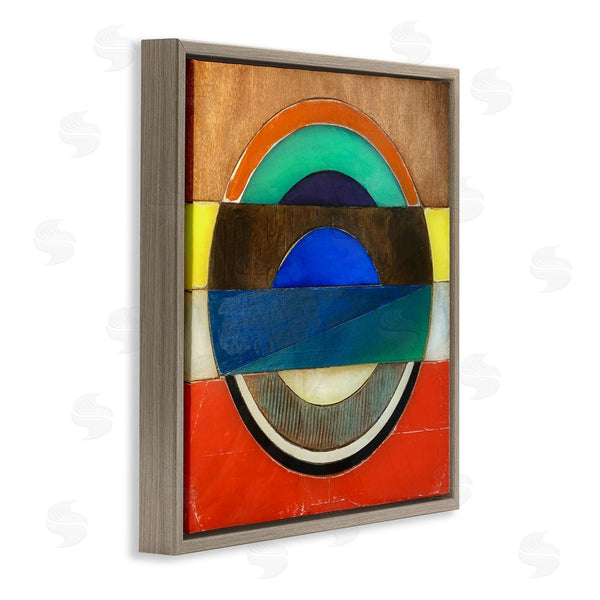 Stupell Industries Matthew Finger | Bisected Circle Structure