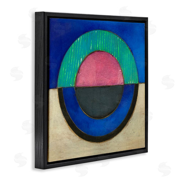 Stupell Industries Matthew Finger | Blue Toned Distressed Circle