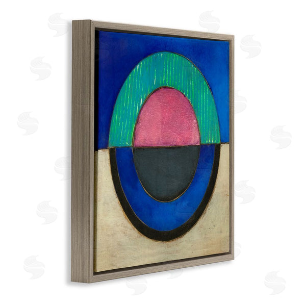 Stupell Industries Matthew Finger | Blue Toned Distressed Circle