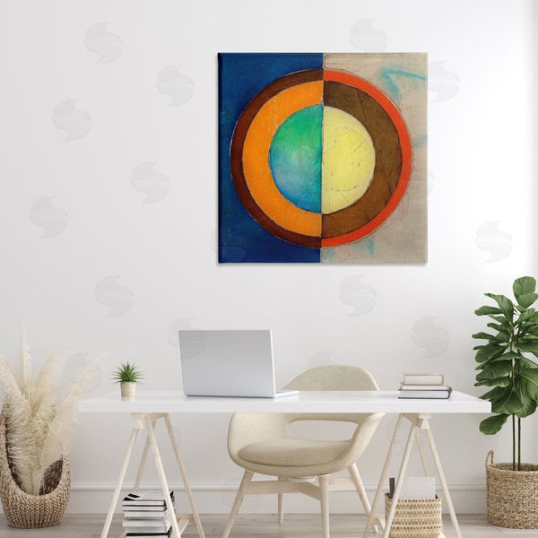 Stupell Industries Matthew Finger | Bright Vertical Circle Symmetry