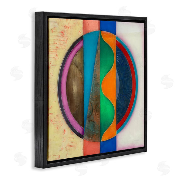 Stupell Industries Matthew Finger | Circle With Intersecting Waves