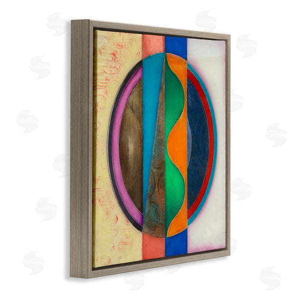 Stupell Industries Matthew Finger | Circle With Intersecting Waves