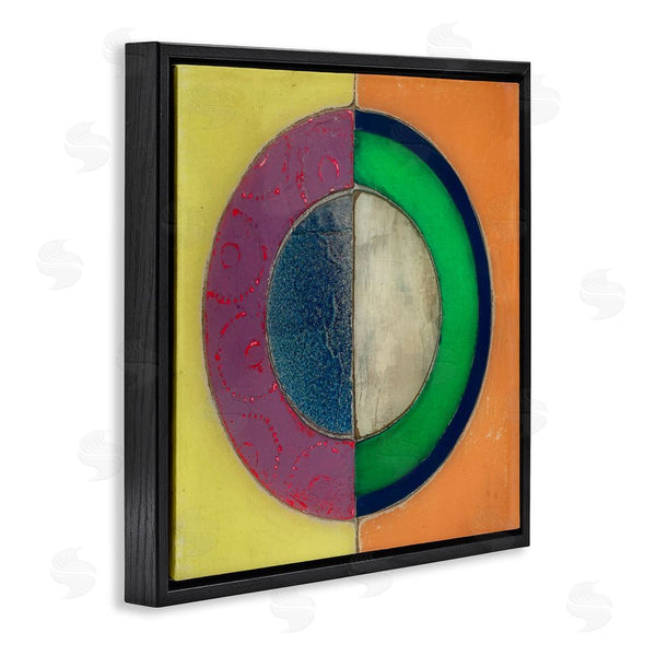 Stupell Industries Matthew Finger | Muted Round Color Black