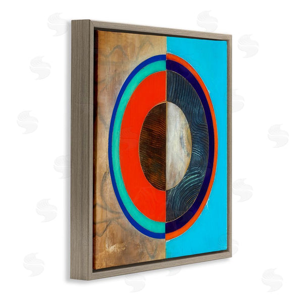 Stupell Industries Matthew Finger | Red Arc Summer Circle