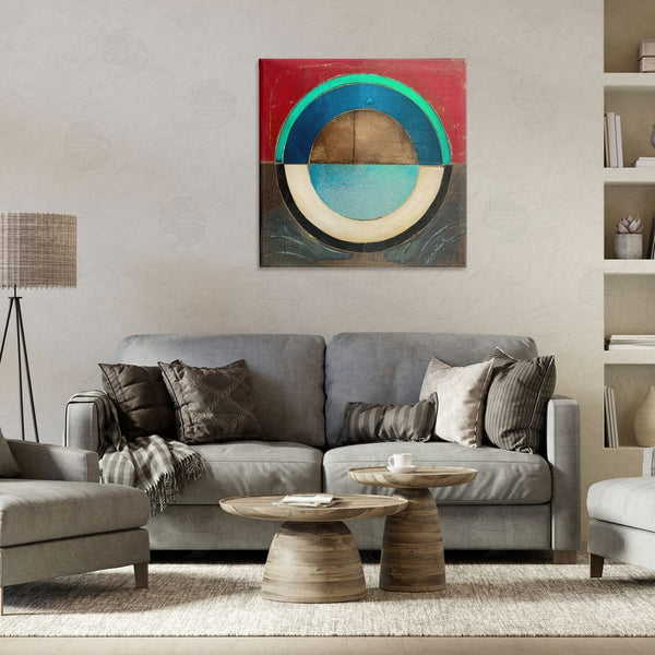 Stupell Industries Matthew Finger | Round Distressed Circle