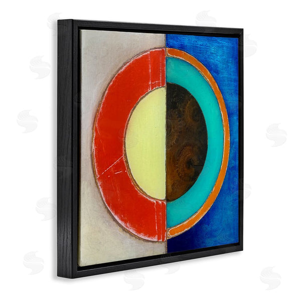 Stupell Industries Matthew Finger | Round Structured Color Block
