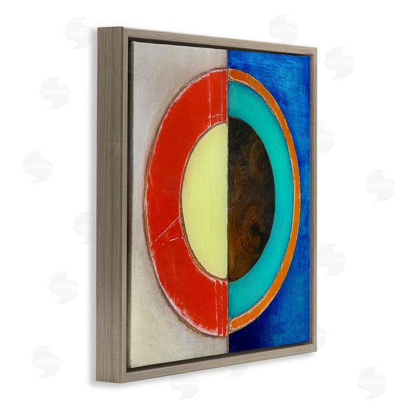 Stupell Industries Matthew Finger | Round Structured Color Block