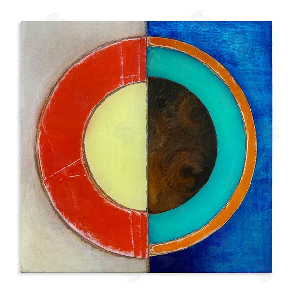 stupell industries Matthew Finger | Round Structured Color Block