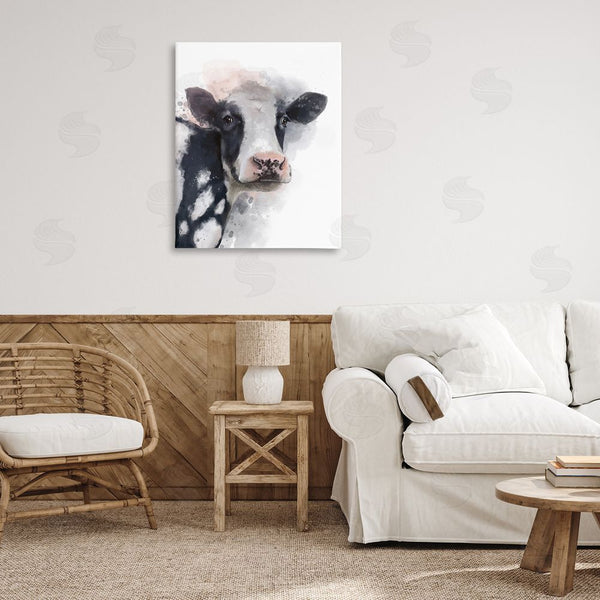 Stupell Industries Matthew Piotrowicz | Black & White Calf Wall Art