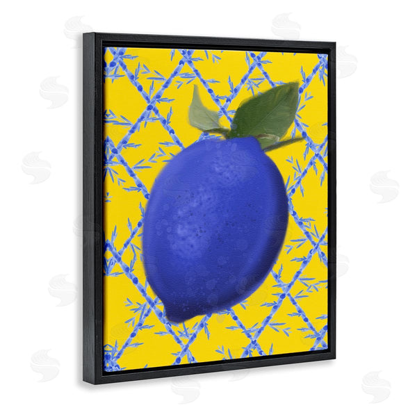 Stupell Industries Matthew Piotrowicz | Blue Lemon Over Yellow