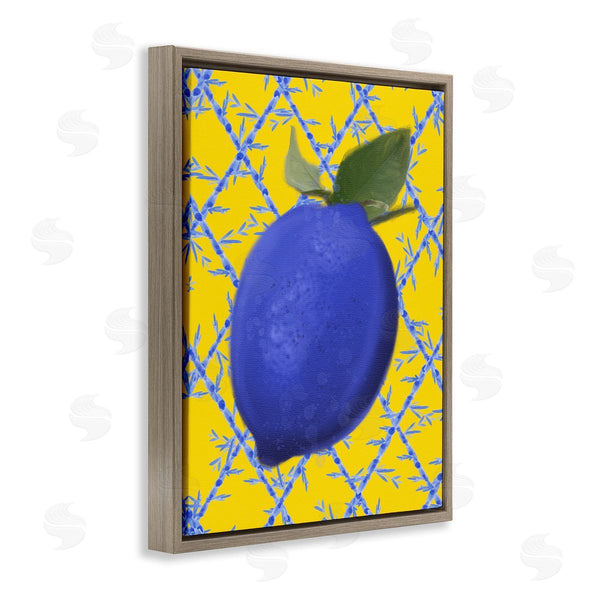Stupell Industries Matthew Piotrowicz | Blue Lemon Over Yellow