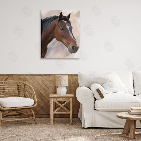 Stupell Industries Matthew Piotrowicz | Brown Farm Horse Wall Art