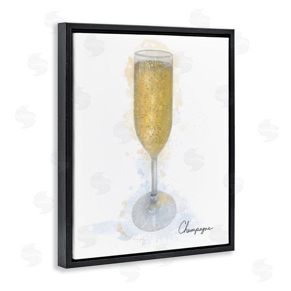 Stupell Industries Matthew Piotrowicz | Champagne Glass Shimmer