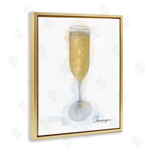 Stupell Industries Matthew Piotrowicz | Champagne Glass Shimmer