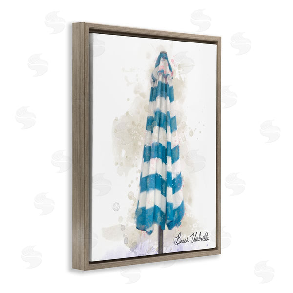Stupell Industries Matthew Piotrowicz | Coastal Beach Umbrella