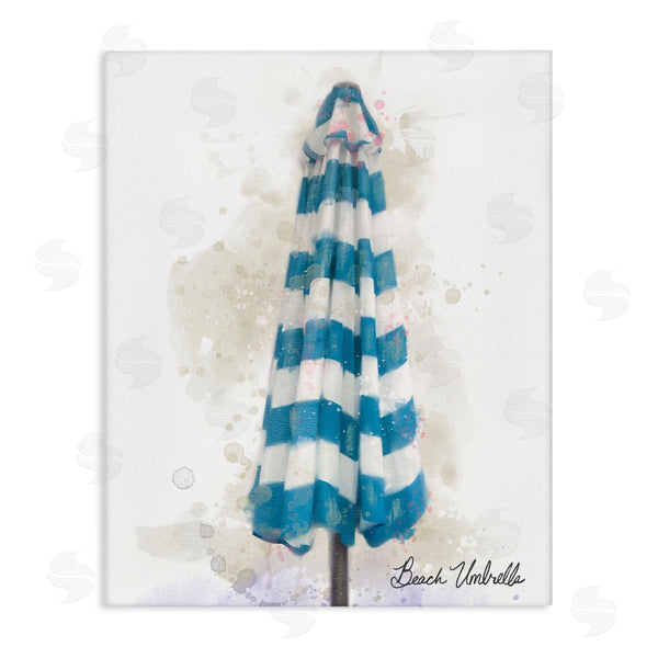 stupell industries Matthew Piotrowicz | Coastal Beach Umbrella