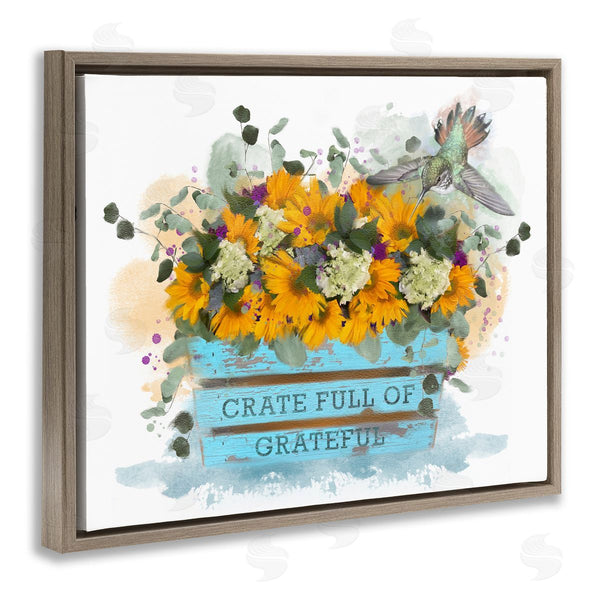Stupell Industries Matthew Piotrowicz | Crate Full Of Grateful Wall Art
