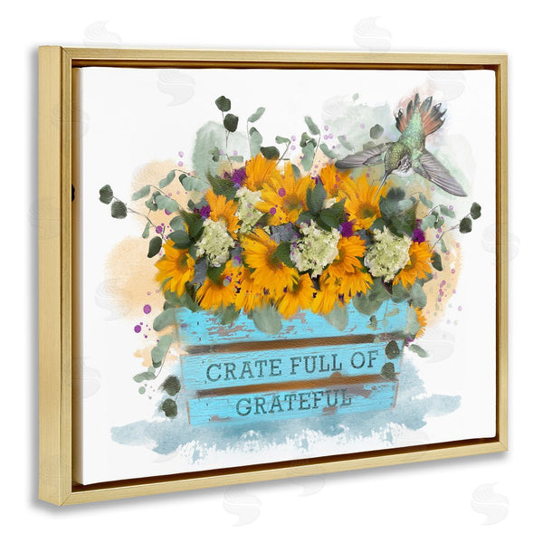 Stupell Industries Matthew Piotrowicz | Crate Full Of Grateful Wall Art